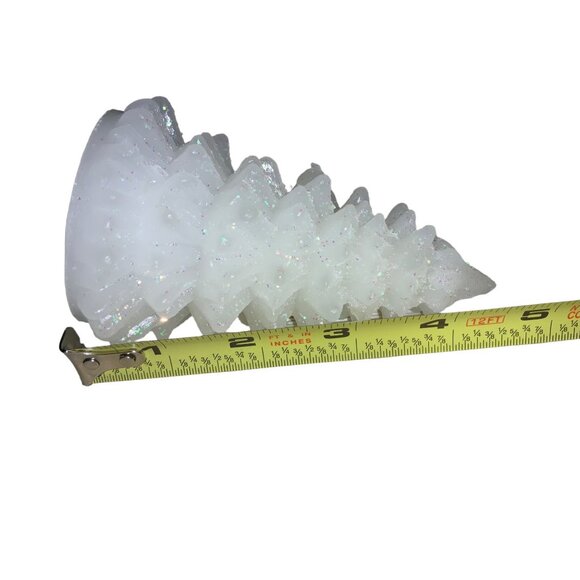 LED color Changing Wax Christmas Trees- set of 2 - Picture 5 of 16